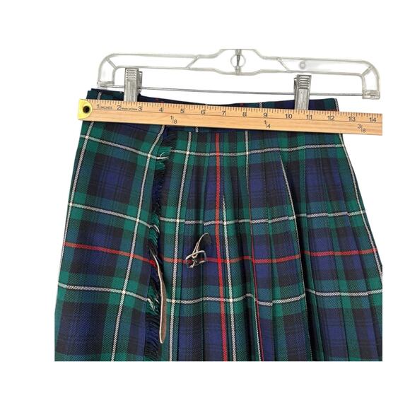 Vintage Brooks Brothers Mackenzie Tartan Plaid Kilted Skirt Wool Scotland - Picture 7 of 10